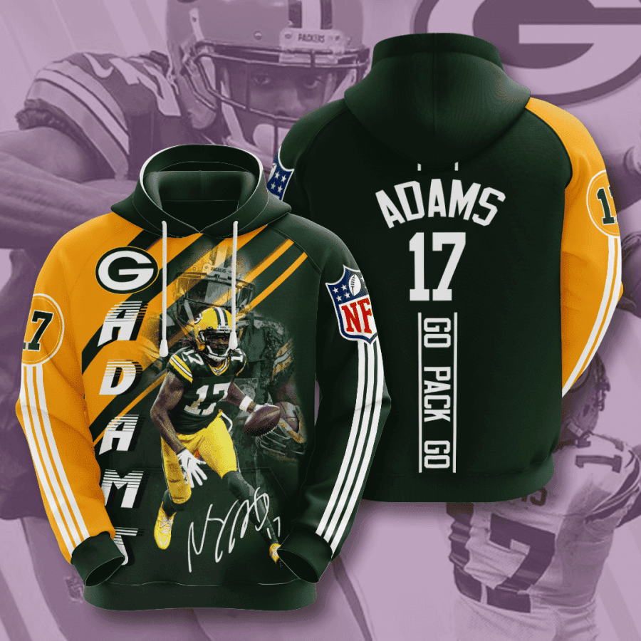 Green Bay Davante Adams Hoodie  Zip Hoodie