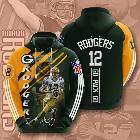 Green Bay Packers 17 Davante Adams NFL Football Team Hoodie