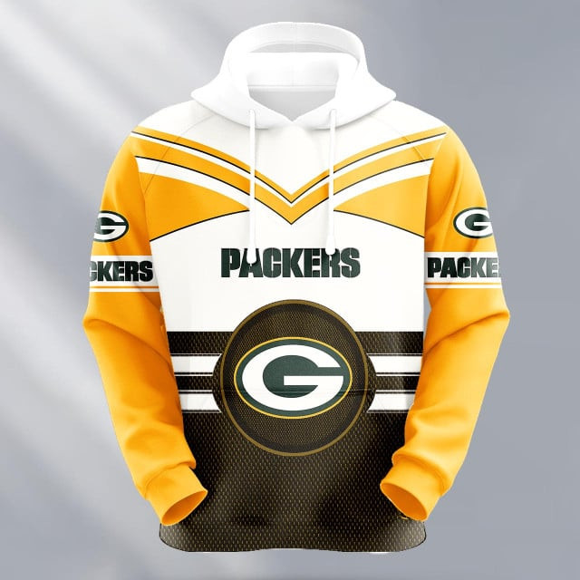 Green Bay Packers Logo NFL 3D Hoodie Version 190