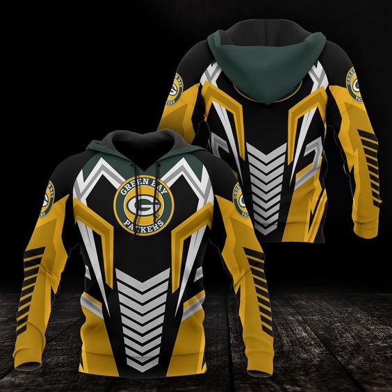 Green Bay Packers Machines Amor V3 NFL Football Team Hoodie