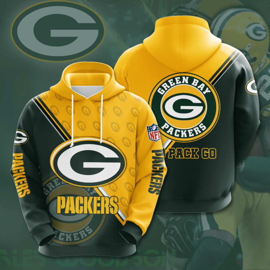 Green Bay Packers  NFL Football Team Hoodie