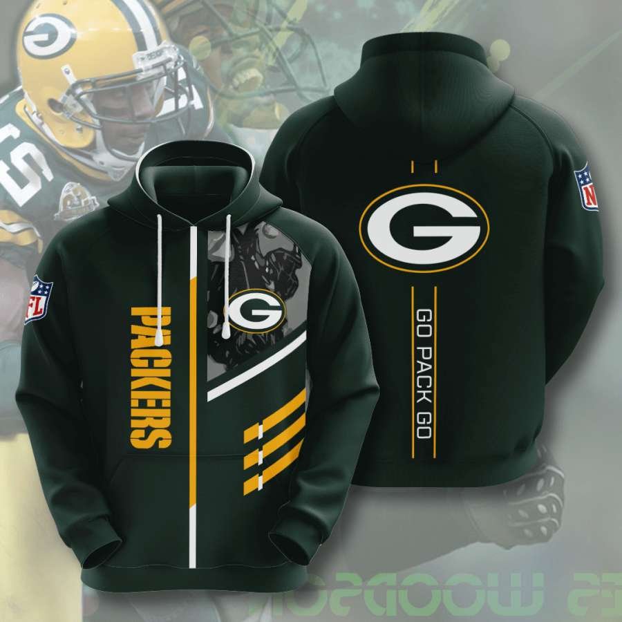 Green Bay Packers  NFL Football Team Hoodie