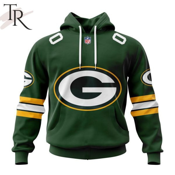 Green Bay Packers Personalized Name And Number NFL 3D Hoodie Version 73