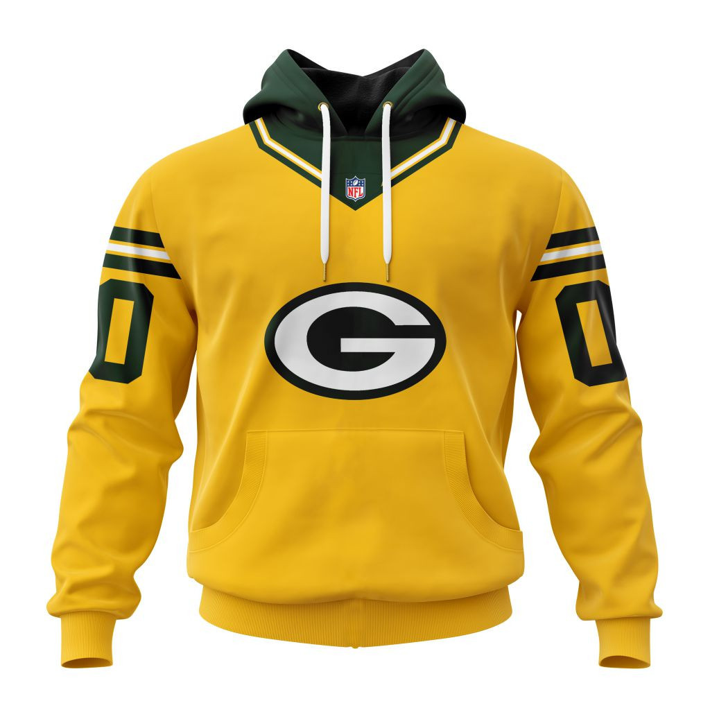 Green Bay Packers Specialized Design Personalized Letters Number V24101202 Hoodie