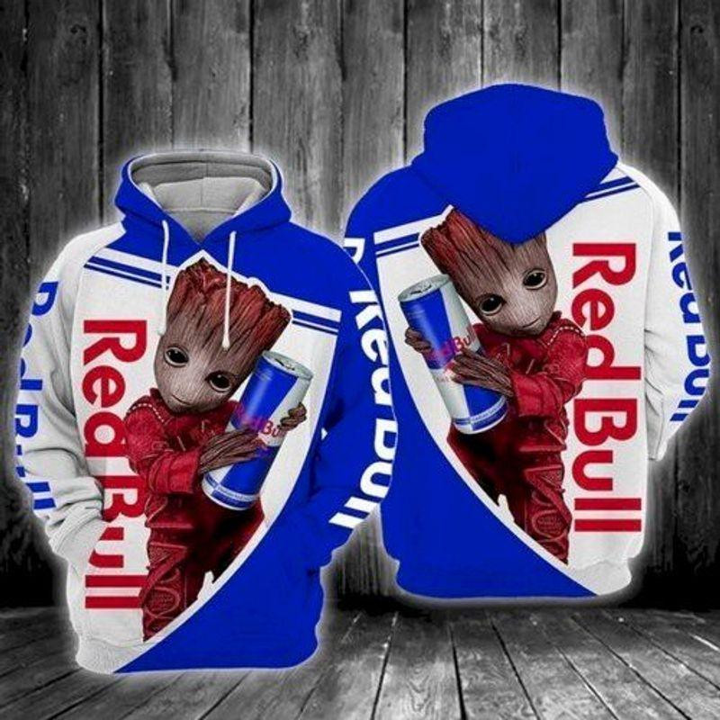 Groot Star Wars Red Bull 3d Hoodie Version 36