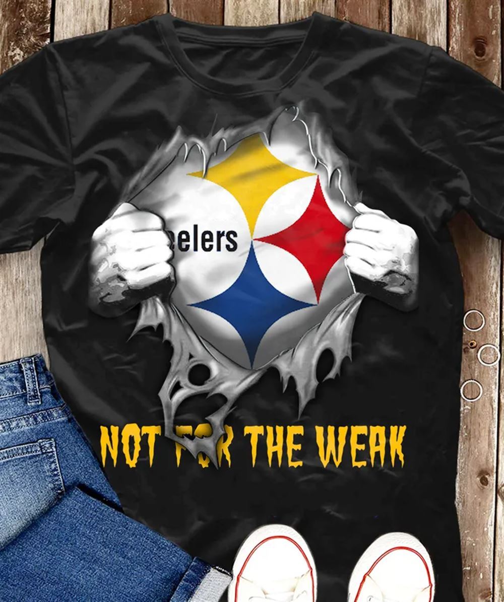 Halloween Steelers Not For The Weak TShirt Show Your Team Spirit
