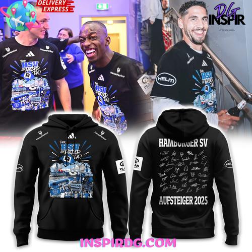 Hamburger SV Promotion 2025 Commemorative Limited Hoodie Premium Merchandises
