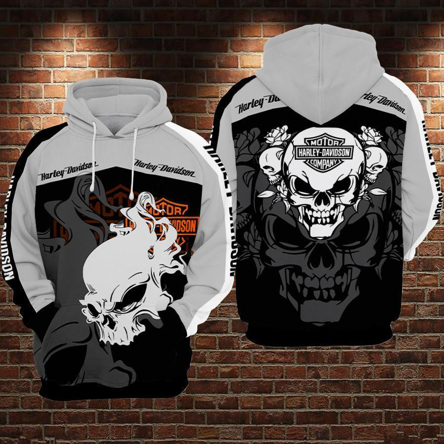 Harley Davidson Hoodie  Zip Hoodie Version 1999