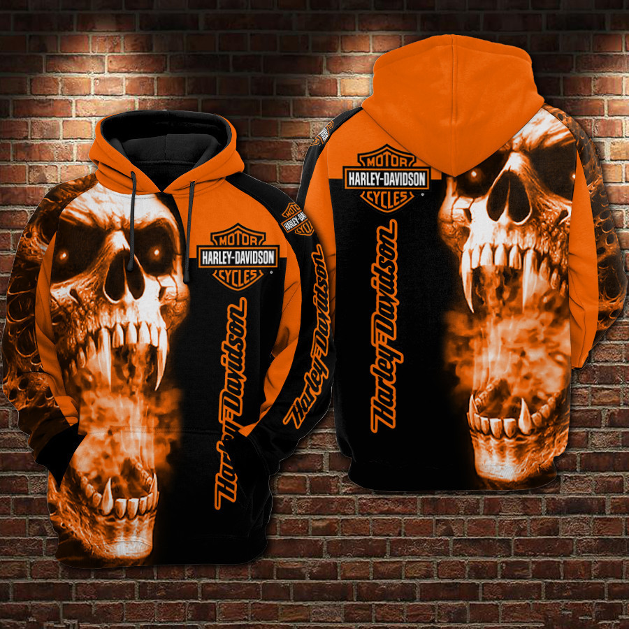 Harley Davidson Hoodie  Zip Hoodie Version 2034