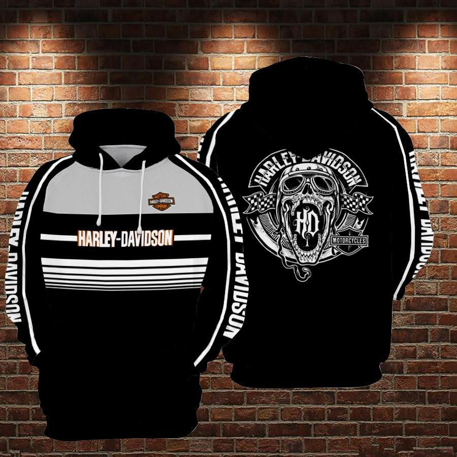 Harley Davidson Hoodie  Zip Hoodie Version 2039