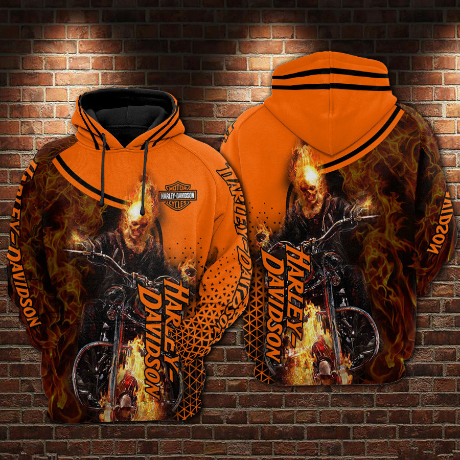 Harley Davidson Hoodie  Zip Hoodie Version 2050