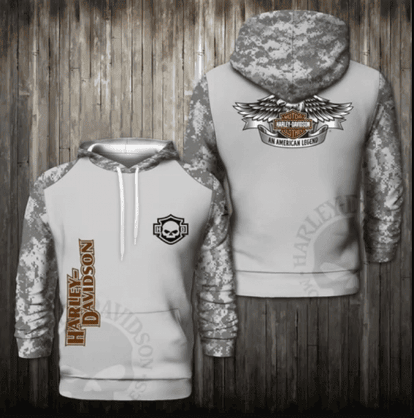 Harley Davidson Hoodie  Zip Hoodie Version 2051