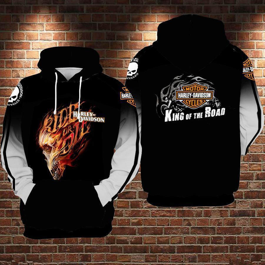 Harley Davidson Hoodie  Zip Hoodie Version 2053