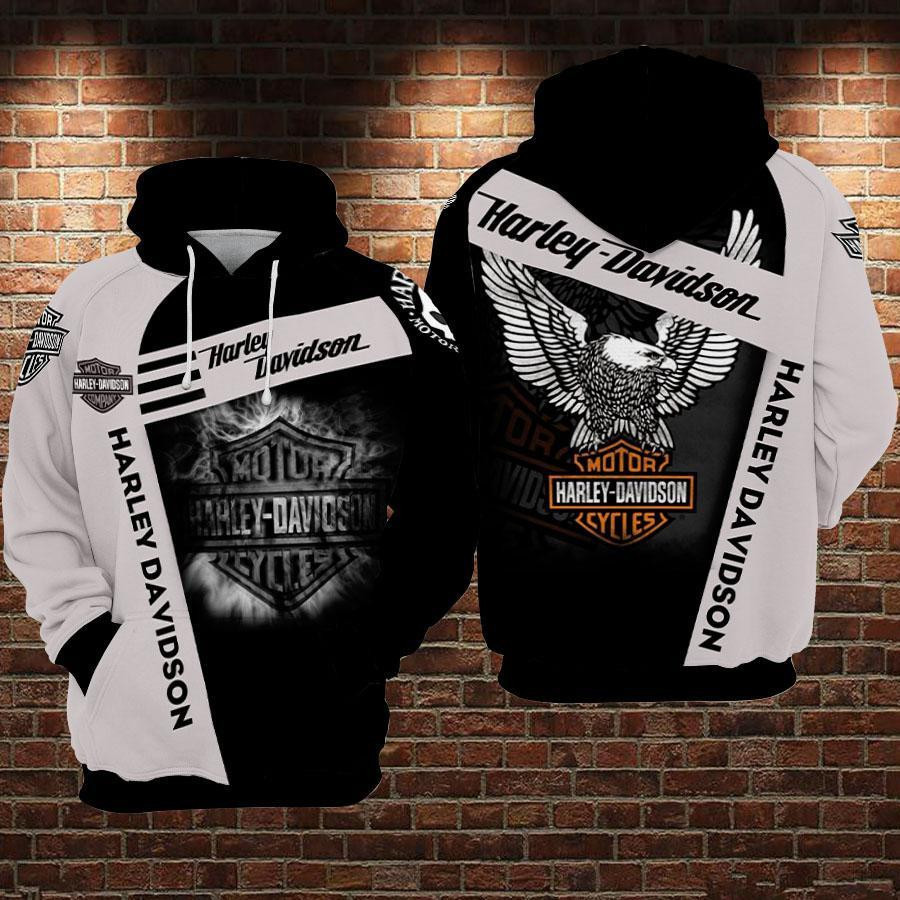 Harley Davidson Hoodie  Zip Hoodie Version 2057