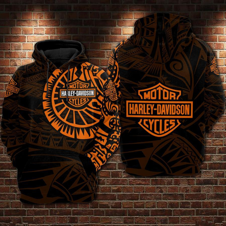 Harley Davidson Hoodie  Zip Hoodie Version 2058