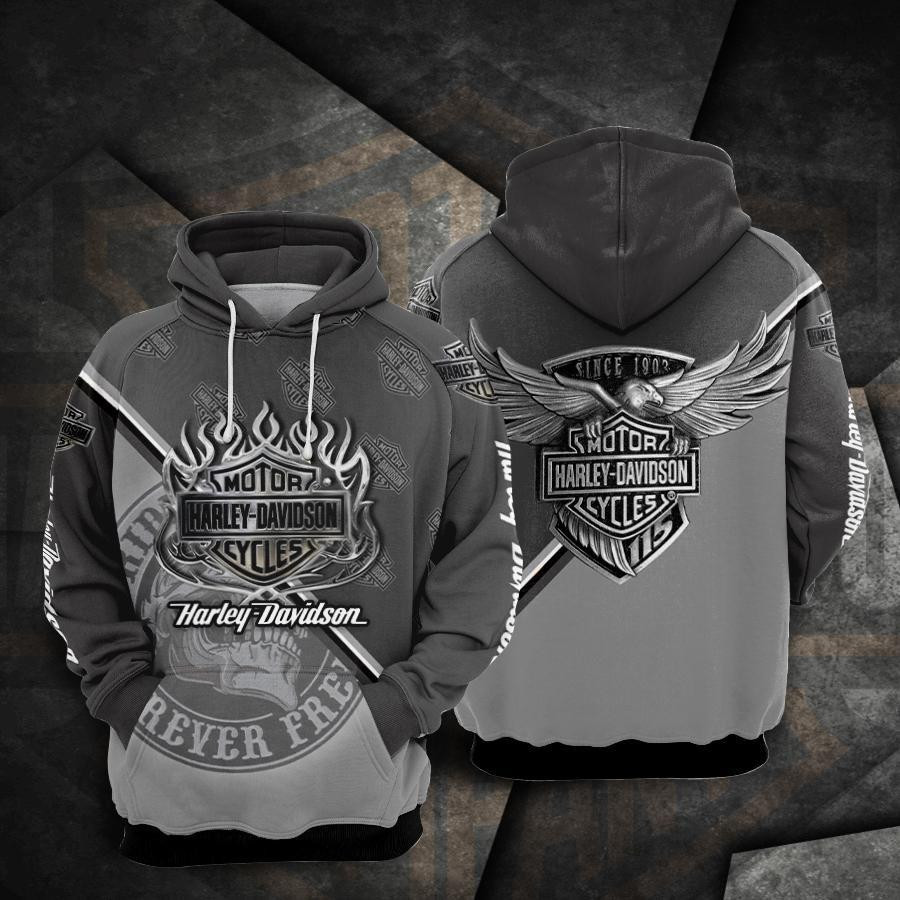 Harley Davidson Hoodie  Zip Hoodie Version 2073
