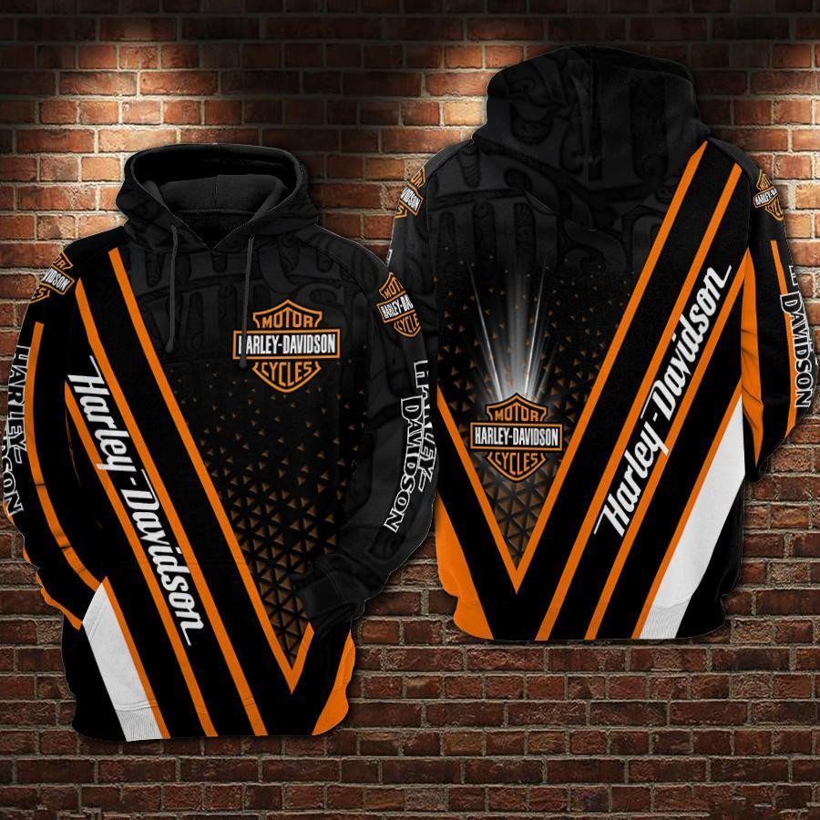 Harley Davidson Hoodie  Zip Hoodie Version 2074