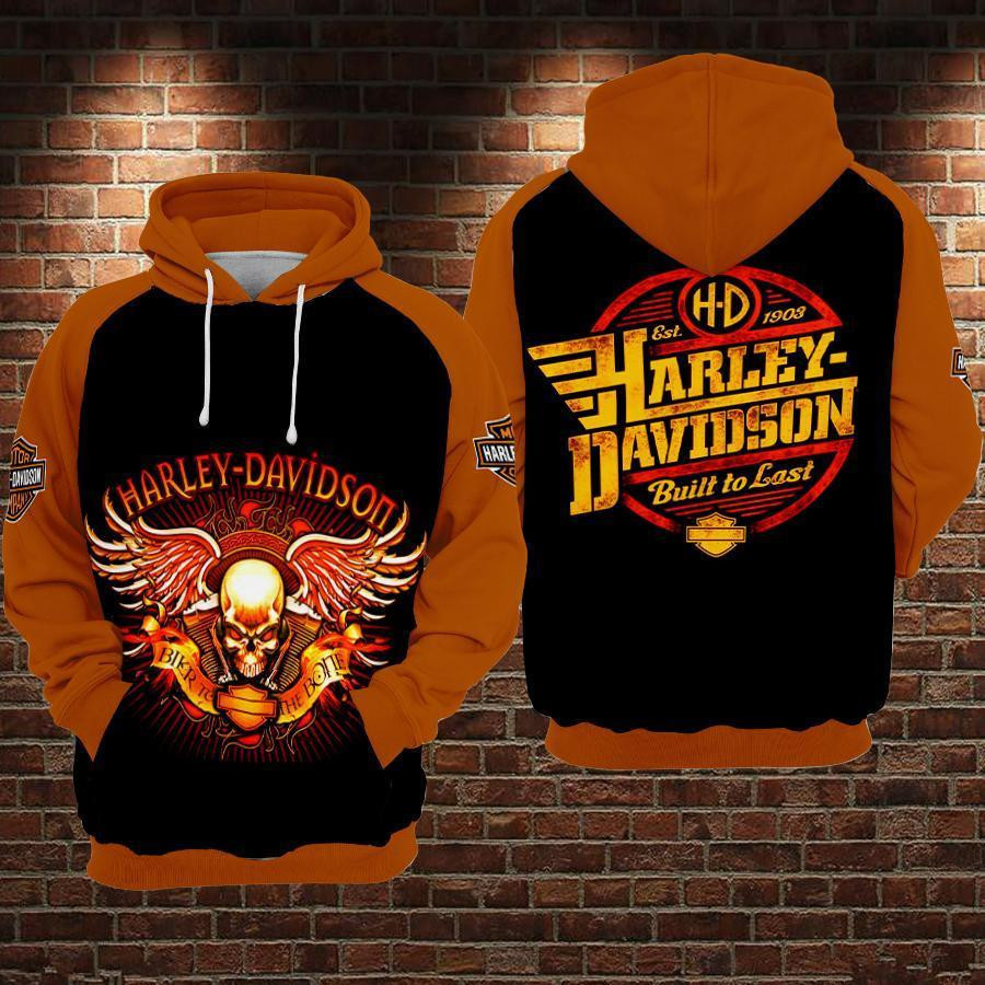 Harley Davidson Hoodie  Zip Hoodie Version 2078