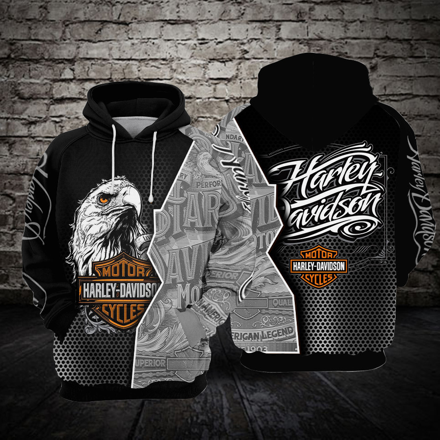 Harley Davidson Hoodie  Zip Hoodie Version 2254