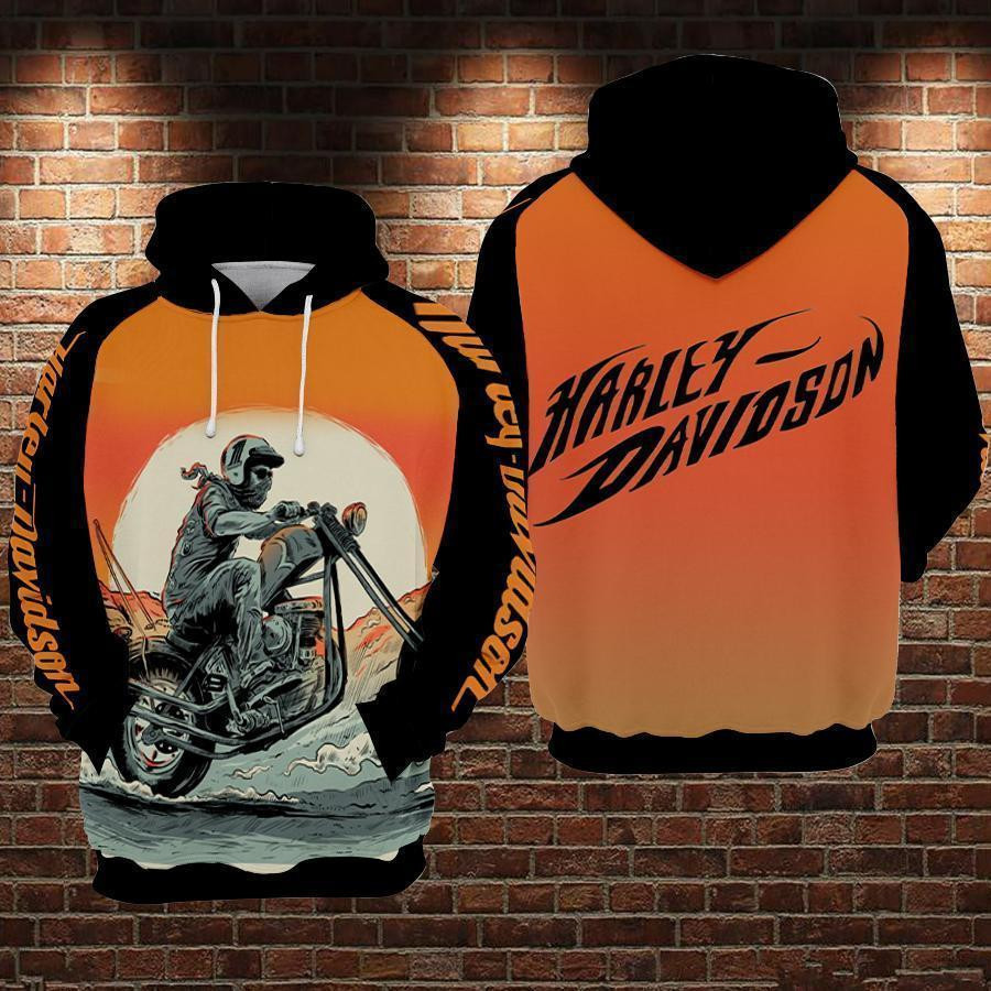 Harley Davidson Hoodie  Zip Hoodie Version 2268