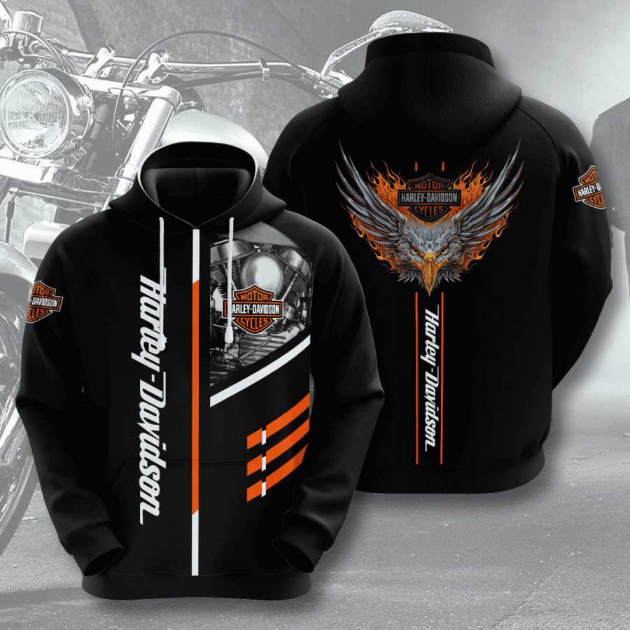 Harley Davidson Hoodie  Zip Hoodie Version 2280