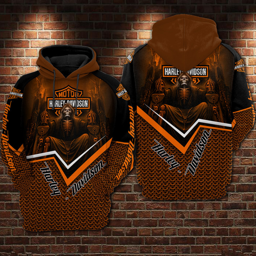 Harley Davidson Hoodie  Zip Hoodie Version 2290