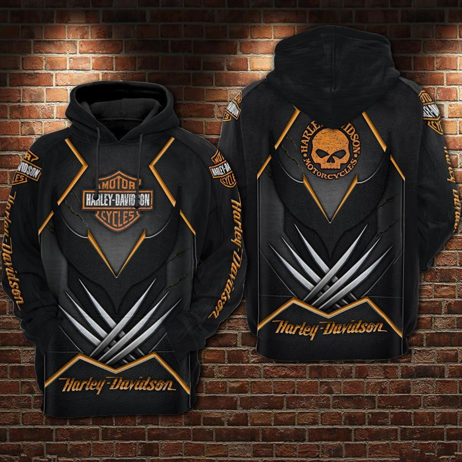 Harley Davidson Hoodie  Zip Hoodie Version 2291