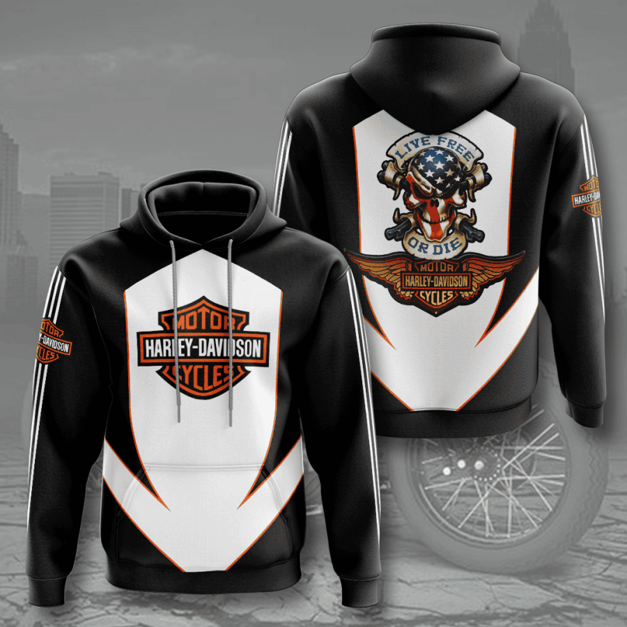Harley Davidson Hoodie  Zip Hoodie Version 2301