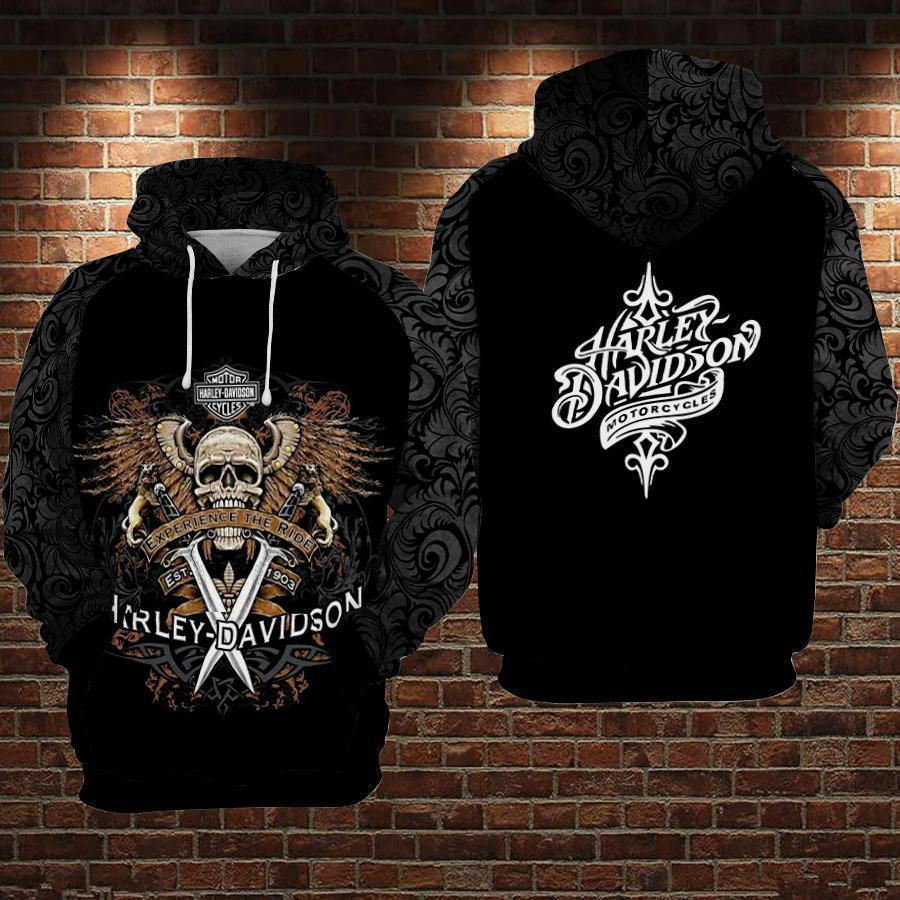 Harley Davidson Hoodie  Zip Hoodie Version 2335