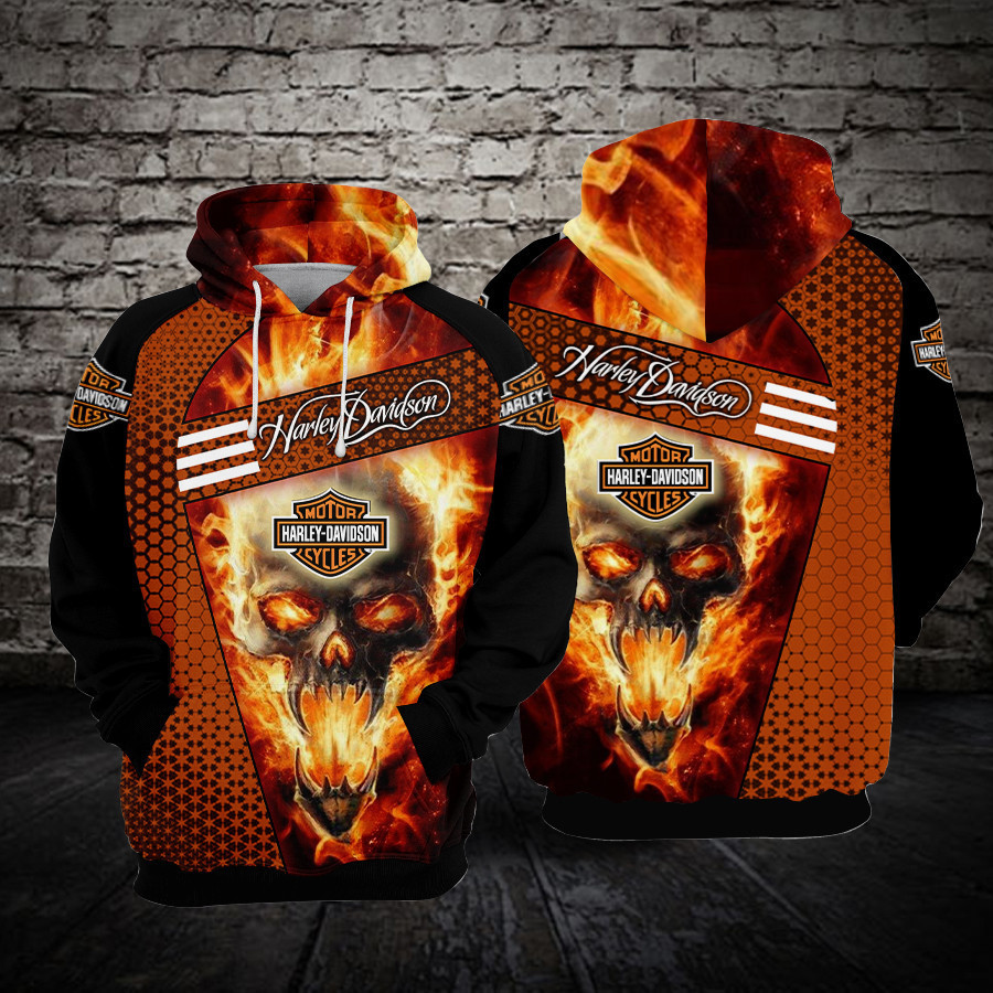 Harley Davidson Hoodie  Zip Hoodie Version 2342