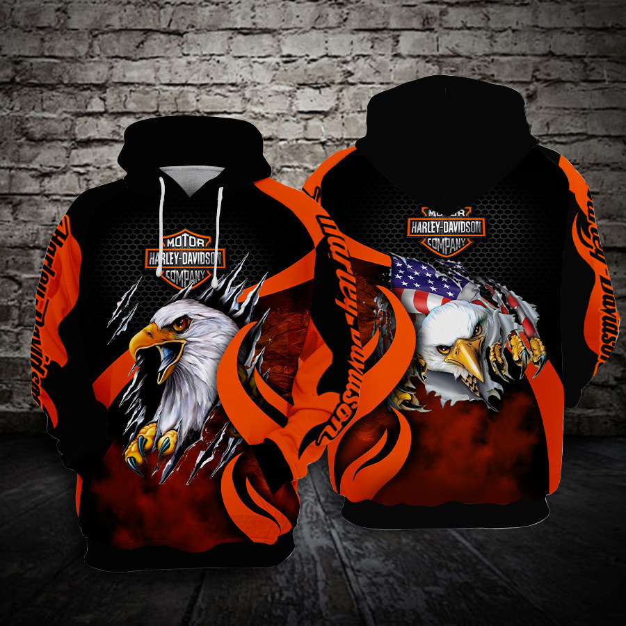 Harley Davidson Hoodie  Zip Hoodie Version 2345