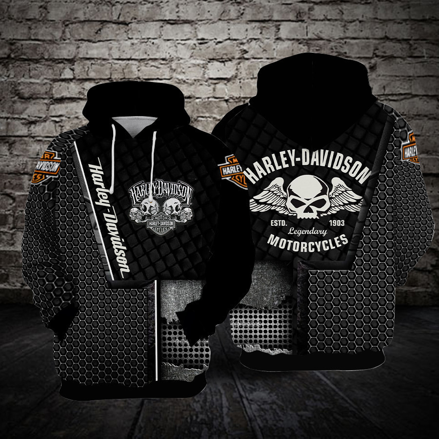 Harley Davidson Hoodie  Zip Hoodie Version 2350