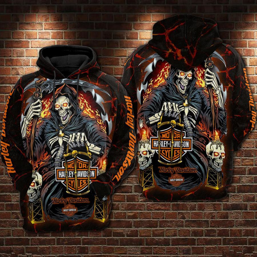 Harley Davidson Hoodie  Zip Hoodie Version 2356