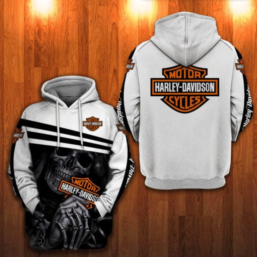 Harley Davidson Motocycle Hoodie  Zip Hoodie Version 1267