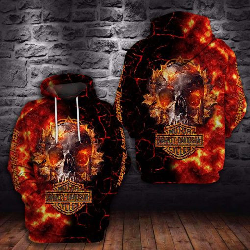 Harley Davidson Motocycle Hoodie  Zip Hoodie Version 1994
