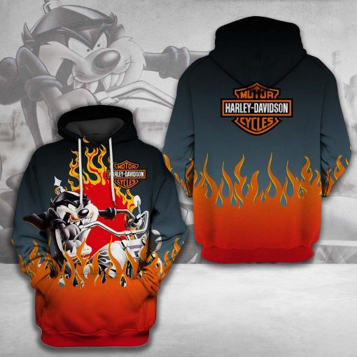 Harley Davidson Motocycle Hoodie  Zip Hoodie Version 1997