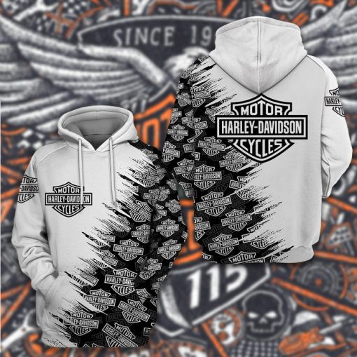 Harley Davidson Motocycle Hoodie  Zip Hoodie Version 2081
