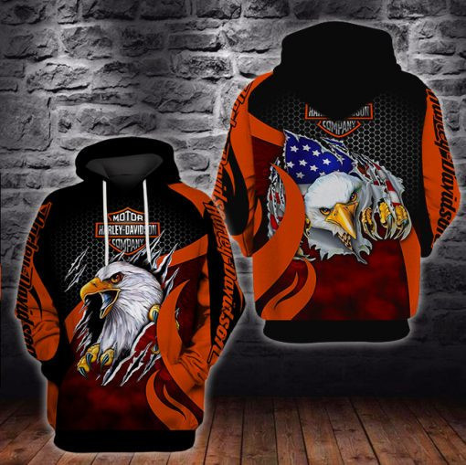 Harley Davidson Motocycle Hoodie  Zip Hoodie Version 2085