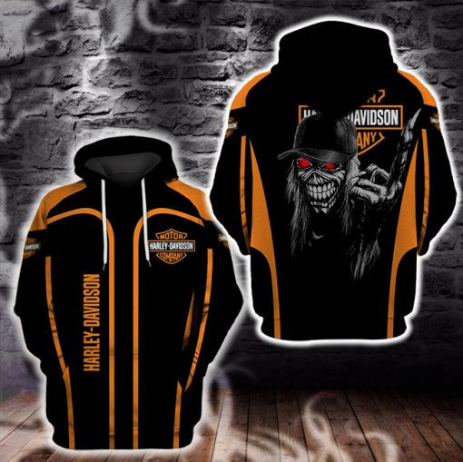 Harley Davidson Motocycle Hoodie  Zip Hoodie Version 2090