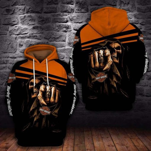 Harley Davidson Motocycle Hoodie  Zip Hoodie Version 2256