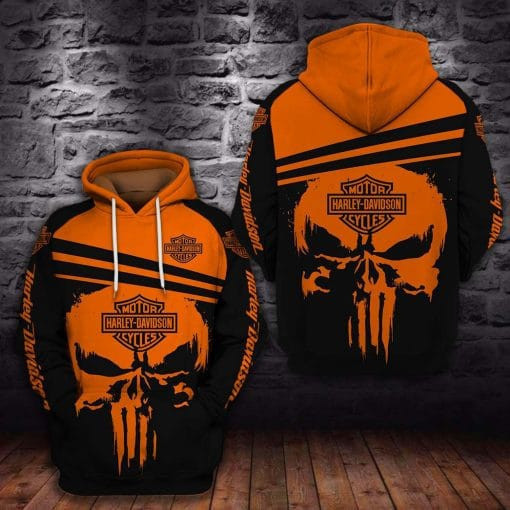 Harley Davidson Motocycle Hoodie  Zip Hoodie Version 2258
