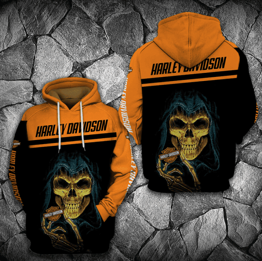 Harley Davidson Motocycle Hoodie  Zip Hoodie Version 2266