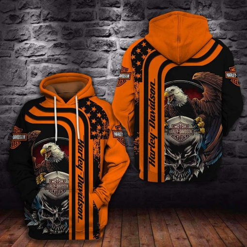 Harley Davidson Motocycle Hoodie  Zip Hoodie Version 2282