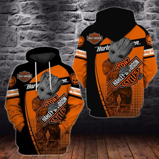 Harley Davidson Motocycle Hoodie  Zip Hoodie Version 2292