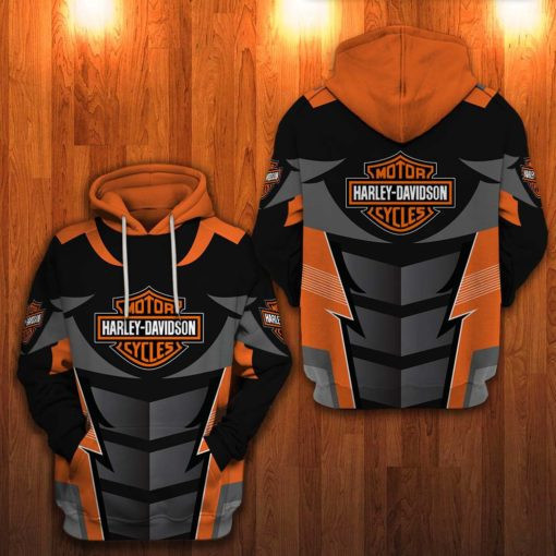 Harley Davidson Motocycle Hoodie  Zip Hoodie Version 2332