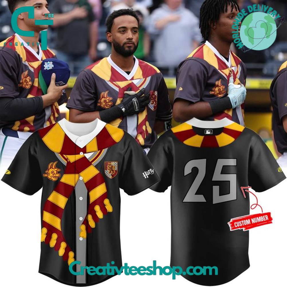 Hartford Yard Goats x Harry Potter Personalized Baseball Jersey â€“ 