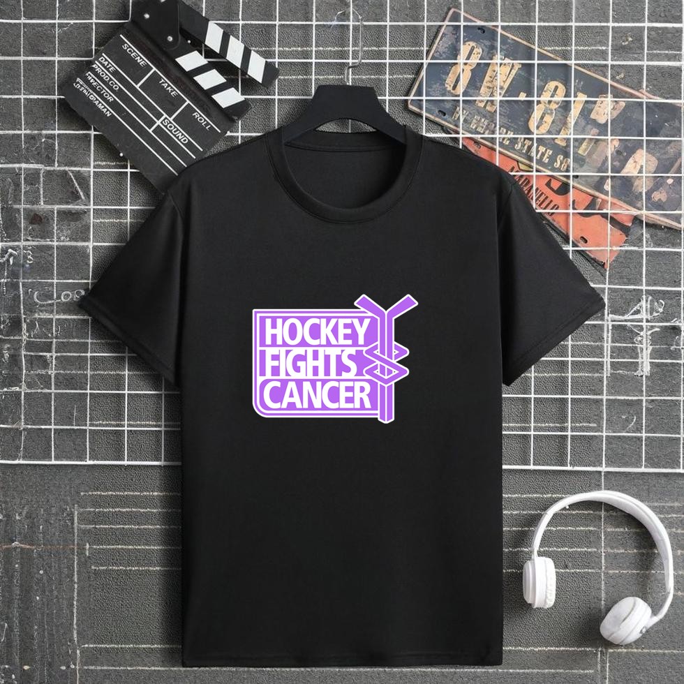 Hockey Fights Cancer Pullover Hoodie T-Shirt