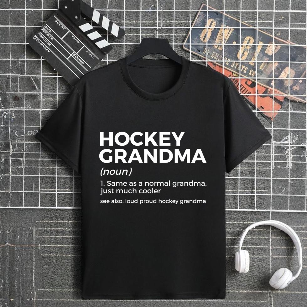 Hockey Grandma Definition Loud Proud Hockey Grandma T-Shirt