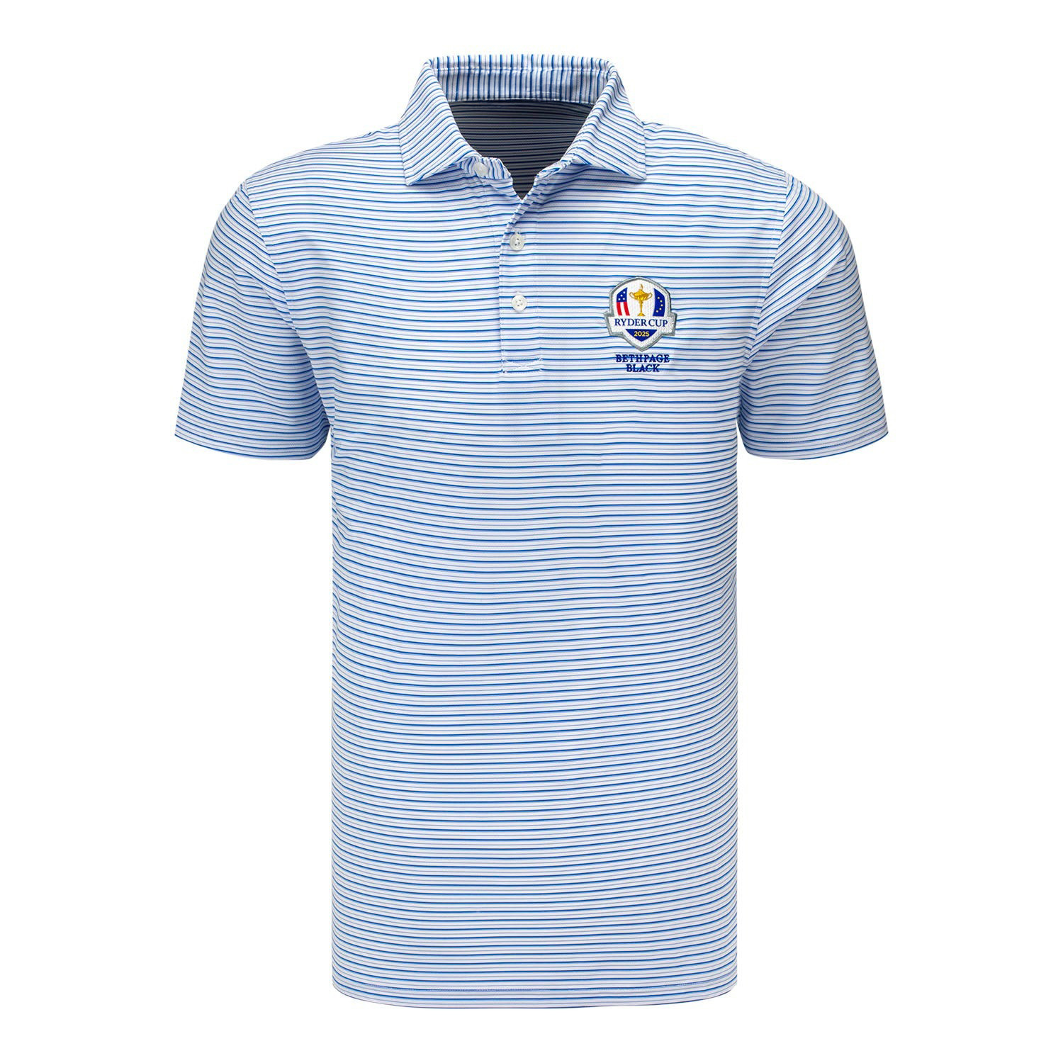 Holderness And Bourne 2025 Ryder Cup Turnbull Stripe Polo Shirt Golf Gift Ideas For Men