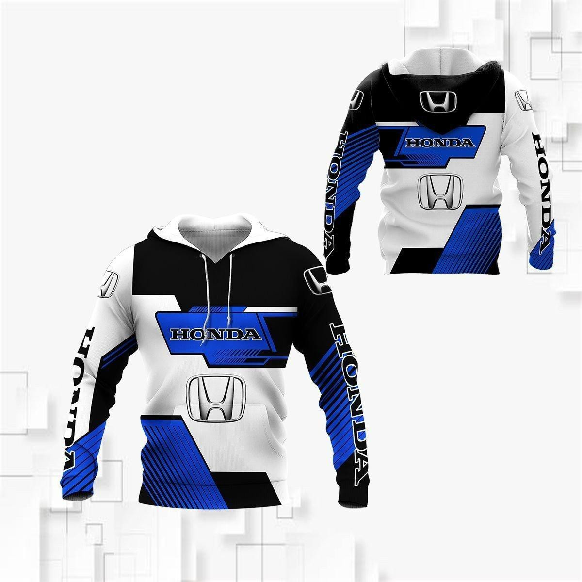 Honda Fan Gift 3 Version Unisex Cartoon 3d Hoodie Zip Hoodie